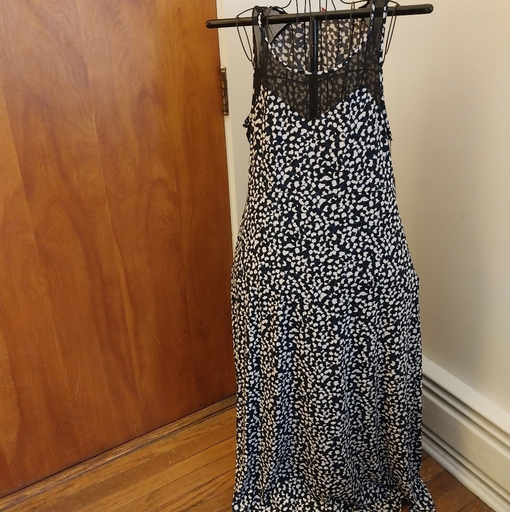 Vince Camuto NWT Black and White Floral Dress Size Xl